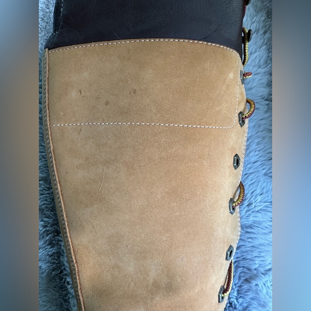 Timberland Veneda Carter Leather-Trimmed Nubuck Knee
Boots - Brown - Picture 13 of 16